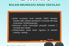 BIAS (Bulan Imunisasi Anak Sekolah)